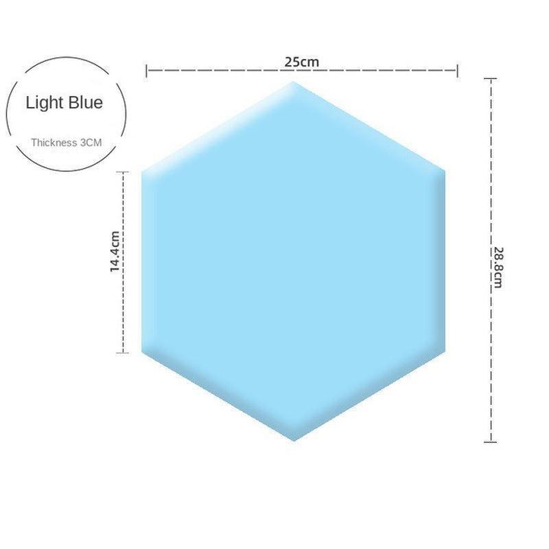 ChandeliersDecor.com-Padded Walls-Hexagonal Acoustic Wall Panels for Living Room and Kids Room