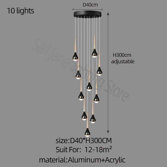 Hollow High Chandelier Light-ChandeliersDecor.com