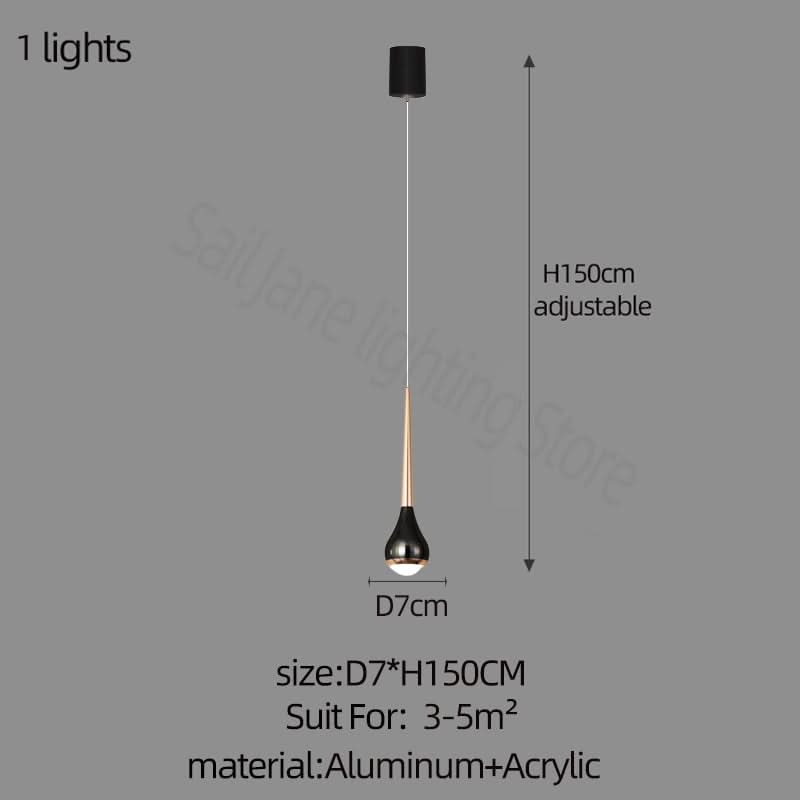 ChandeliersDecor.com-Staircase Chandelier-Hollow High Chandelier Light