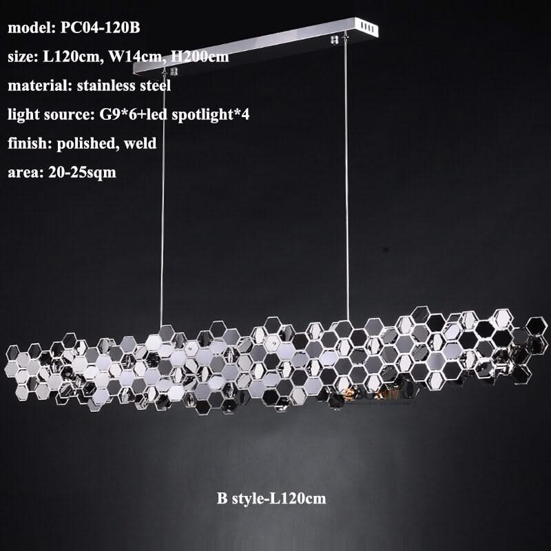 Honeycomb Chandelier - Elegant Lighting Fixture-ChandeliersDecor.com