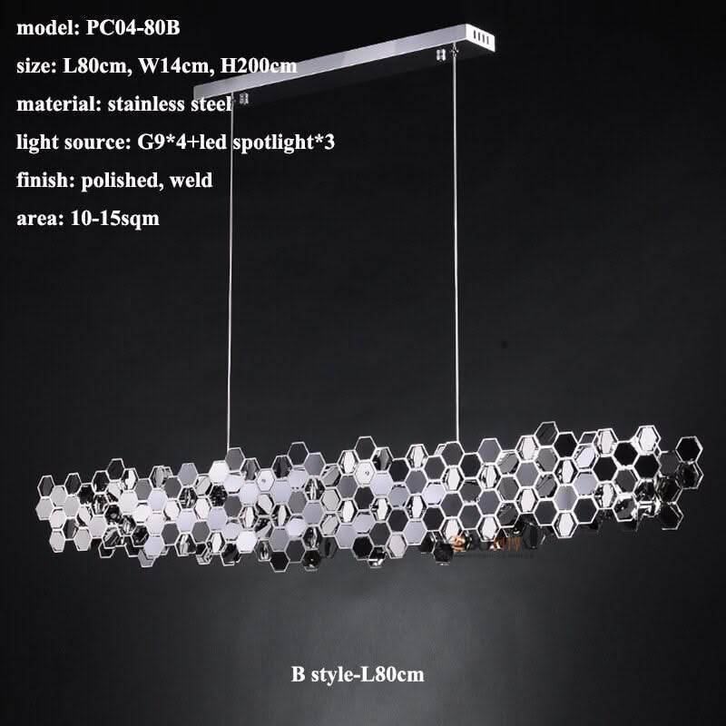 Honeycomb Chandelier - Elegant Lighting Fixture-ChandeliersDecor.com