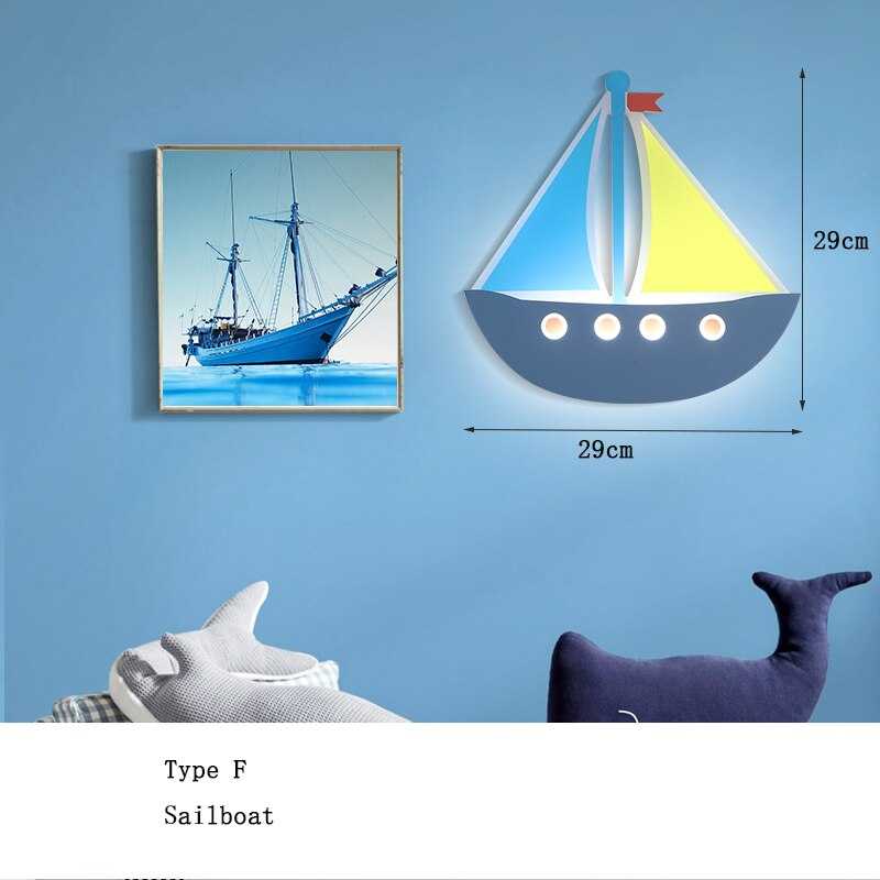 ChandeliersDecor.com-Kids Room Nursery Lighting-Hot Air Balloon Cloud Wall Light | Kids Room Hot Air Balloon Cloud Wall Light