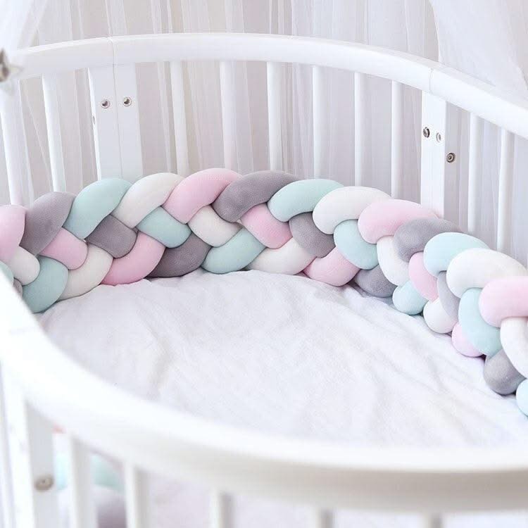 ChandeliersDecor.com-Crib Bumper-Hypoallergenic Cot Bumper: Crib Bumper for Newborns