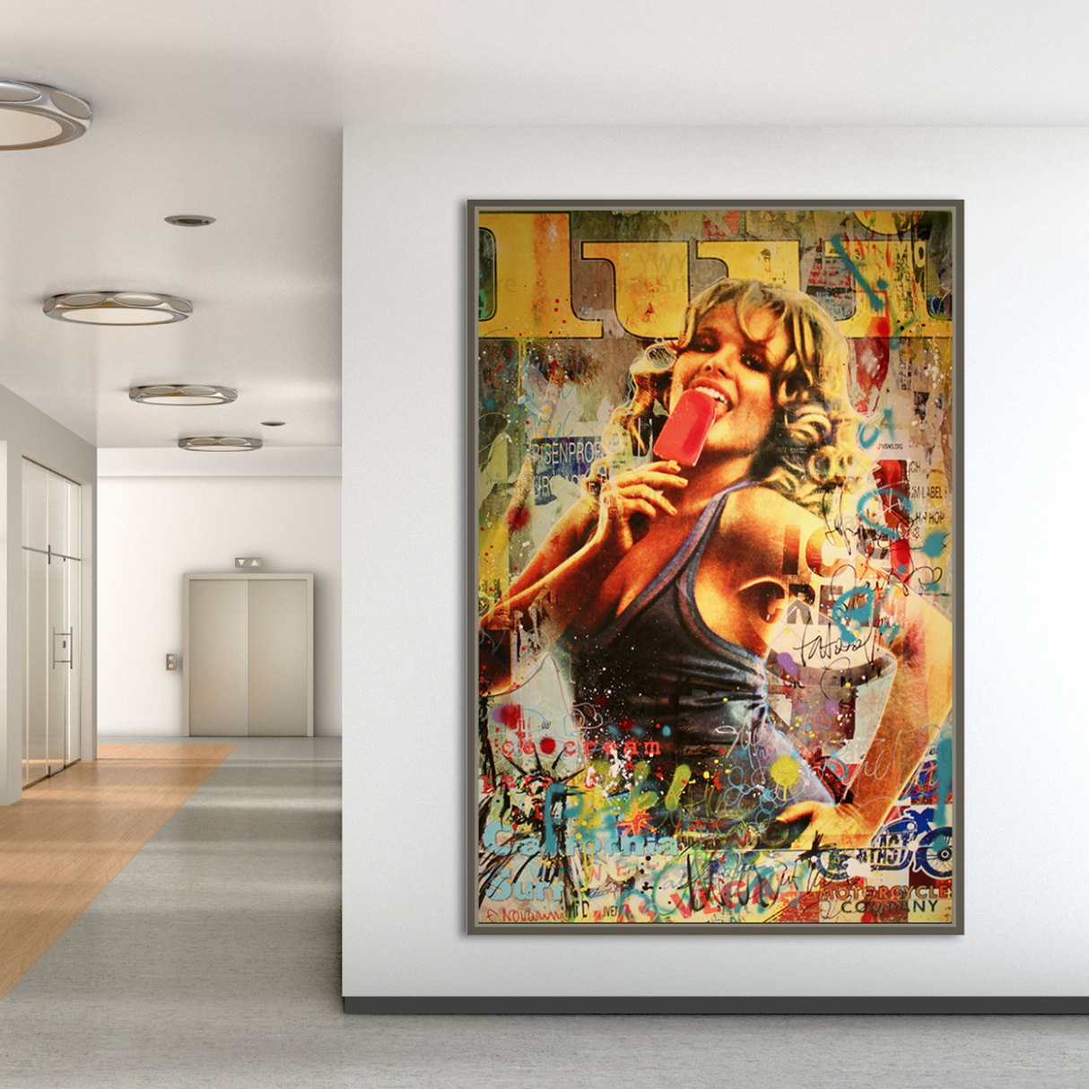 Ice Cream Parano Wall Art: A Delightful Treat for Your Walls-ChandeliersDecor.com