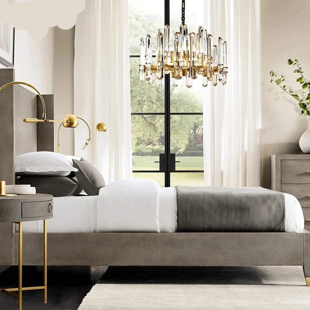 Illuminate Your Space with the K9 Crystal Brass Metal Chrome Black Chandelier-ChandeliersDecor.com