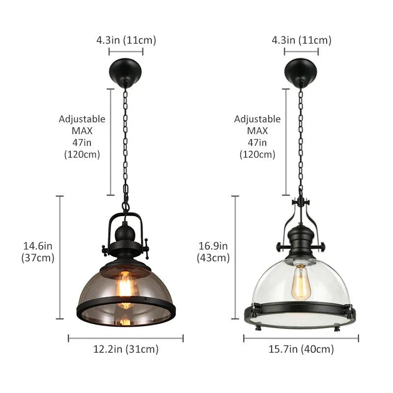 ChandeliersDecor.com-Pendant Lights-Illuminate Your Space with Vintage Charm – Iron LED Pendant Lights