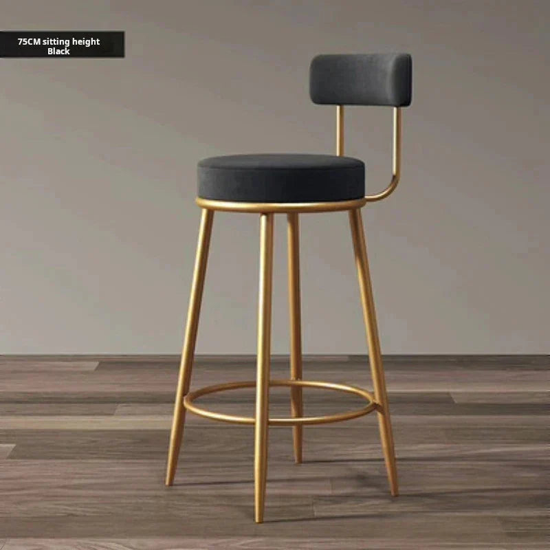 ChandeliersDecor.com-Bar Stools-Iron Art High Stool Bar Stool