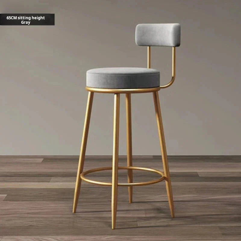 ChandeliersDecor.com-Bar Stools-Iron Art High Stool Bar Stool