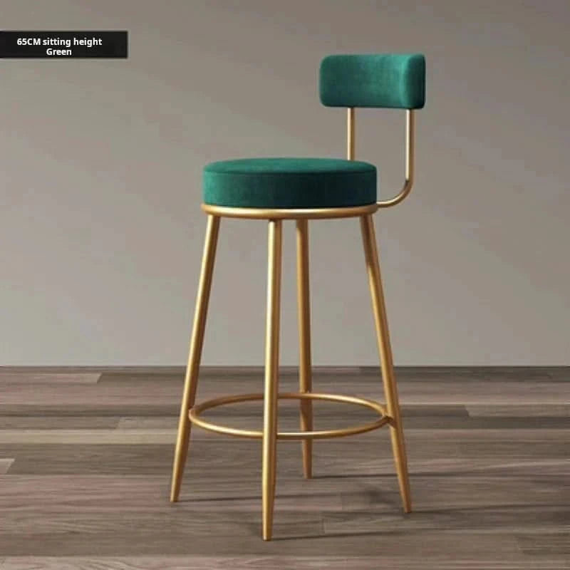 Iron Art High Stool Bar Stool-ChandeliersDecor.com