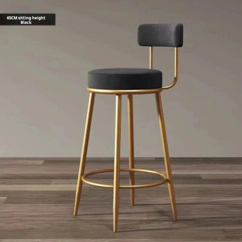 Iron Art High Stool Bar Stool-ChandeliersDecor.com