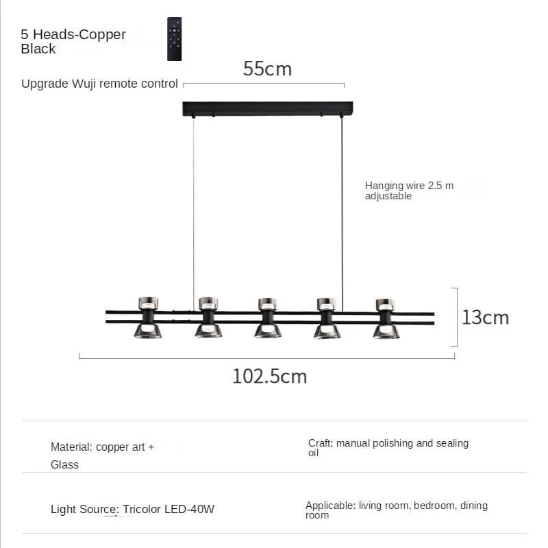 ChandeliersDecor.com-Chandeliers-Italian Copper - Glass Ribbon Chandelier