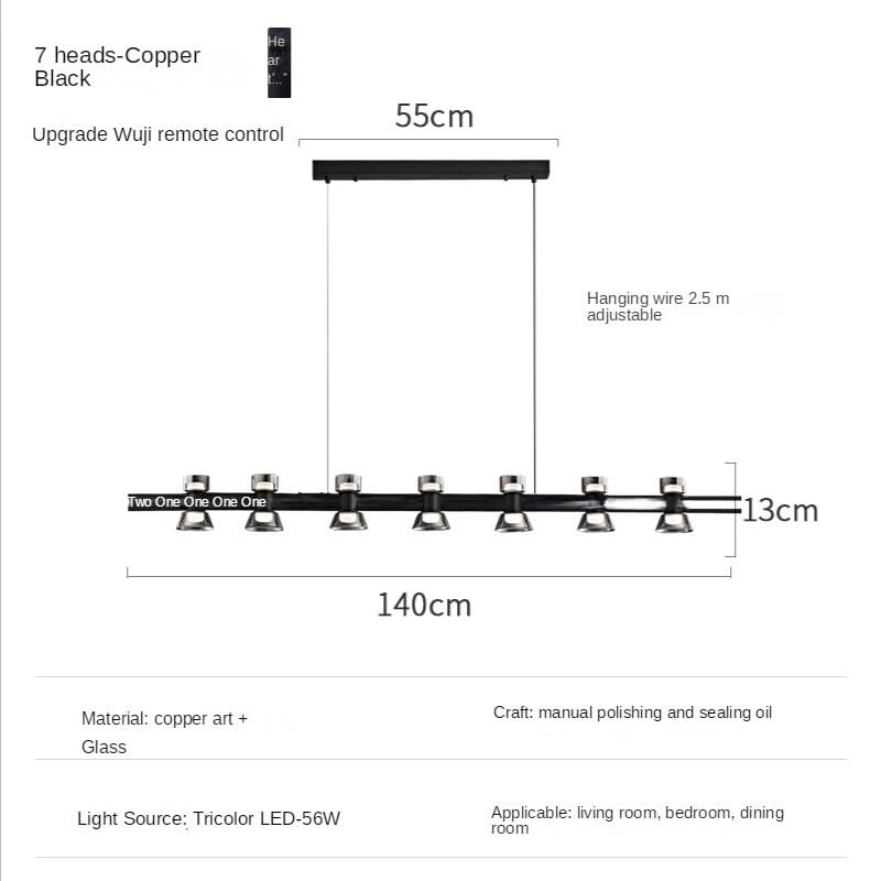 ChandeliersDecor.com-Chandeliers-Italian Copper - Glass Ribbon Chandelier