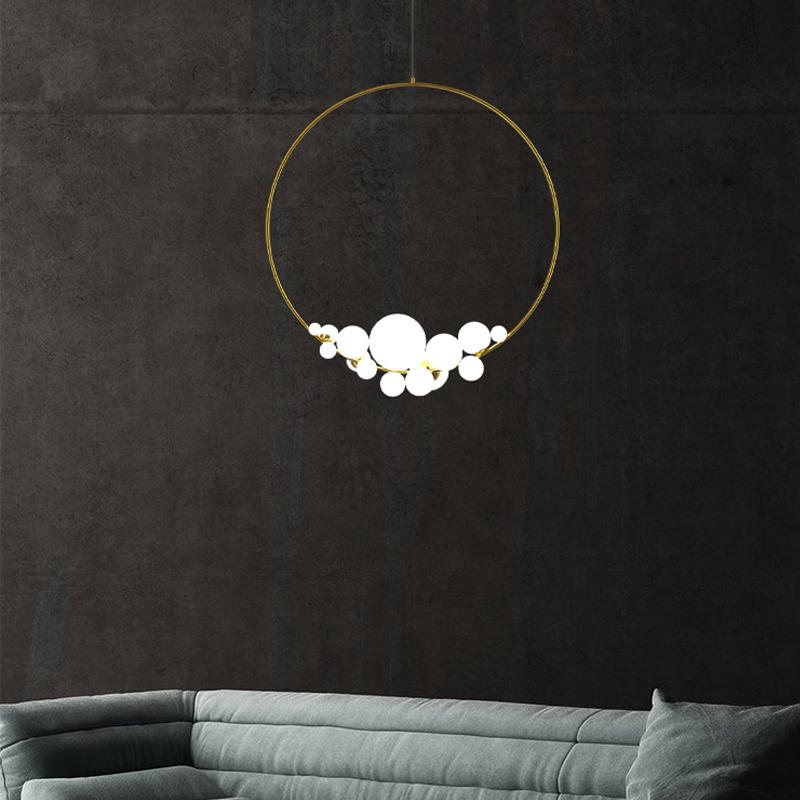 ChandeliersDecor.com-Chandeliers-Italian Designer Ring Lighting - Exquisite Elegant Design