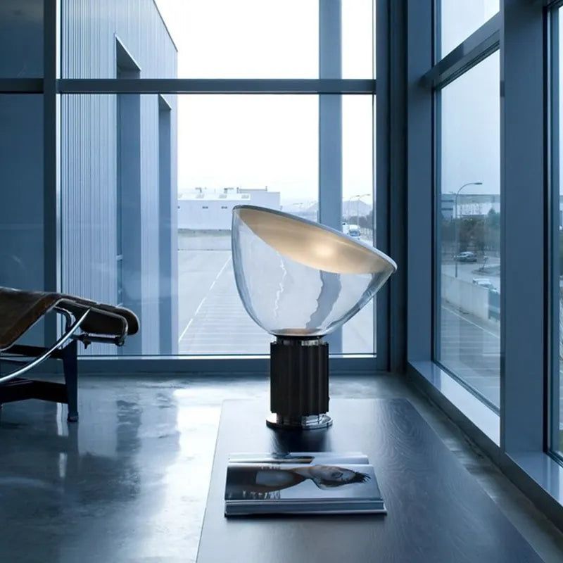 ChandeliersDecor.com-Table Lamp-Italian Flos Radar Glass Shade LED Lamp