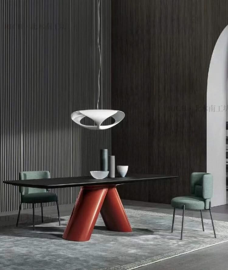 Italian Marble Luxury Stone Dining Table-ChandeliersDecor.com