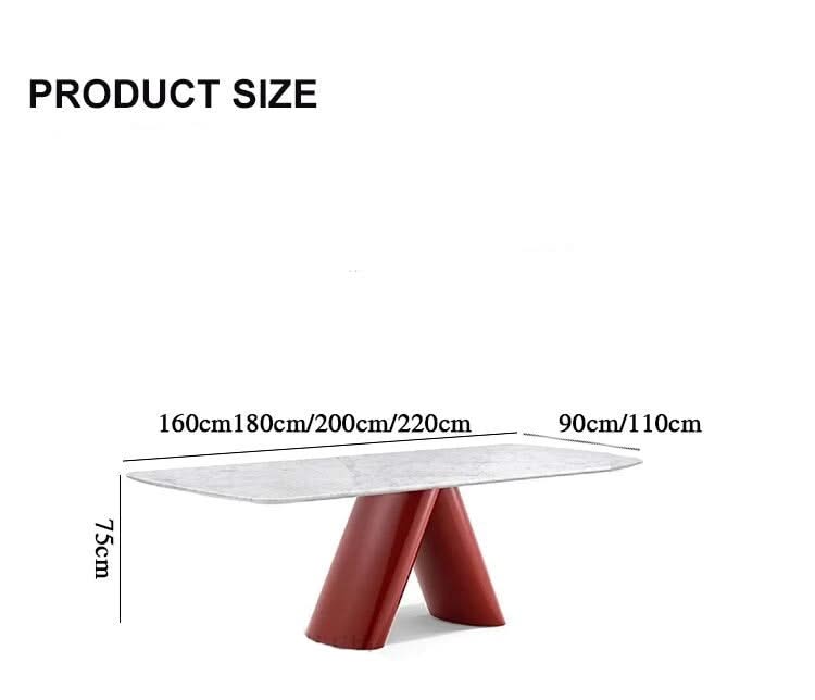 Italian Marble Luxury Stone Dining Table-ChandeliersDecor.com