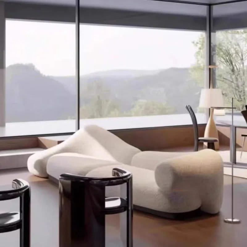 Italian Minimalist Curved Sofa Set – Timeless Elegance-ChandeliersDecor.com
