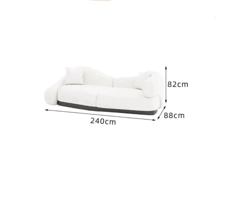 ChandeliersDecor.com-Sofa Set-Italian Minimalist Curved Sofa Set – Timeless Elegance
