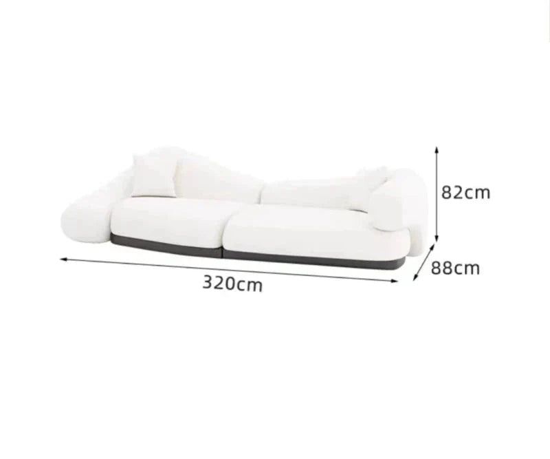 ChandeliersDecor.com-Sofa Set-Italian Minimalist Curved Sofa Set – Timeless Elegance