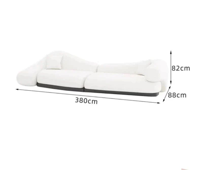 Italian Minimalist Curved Sofa Set – Timeless Elegance-ChandeliersDecor.com