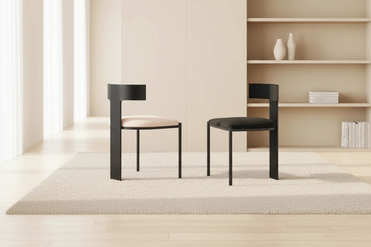 Italian Minimalist High Sense Dining Chair-ChandeliersDecor.com