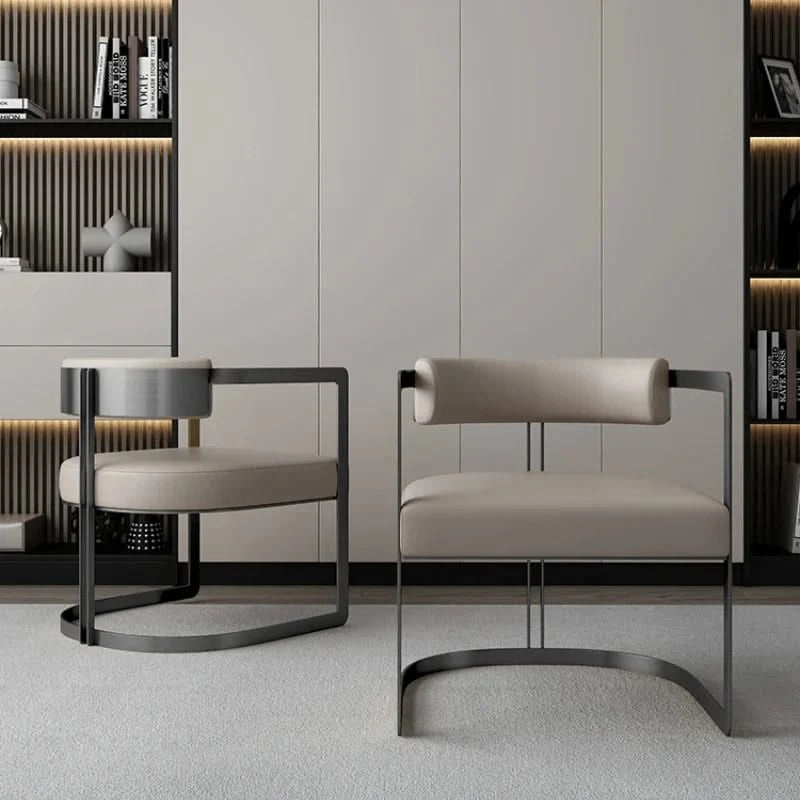 Italian Minimalist Light Luxury Dining Chair-ChandeliersDecor.com