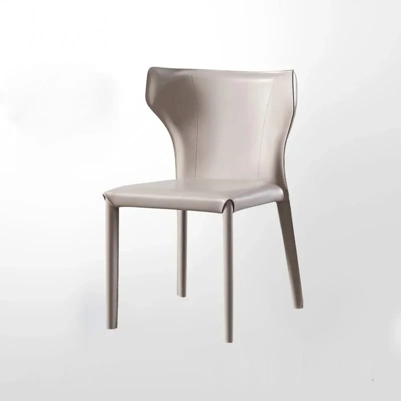 ChandeliersDecor.com-Dining Chairs-Italian Minimalist Saddle Leather Dining Chair