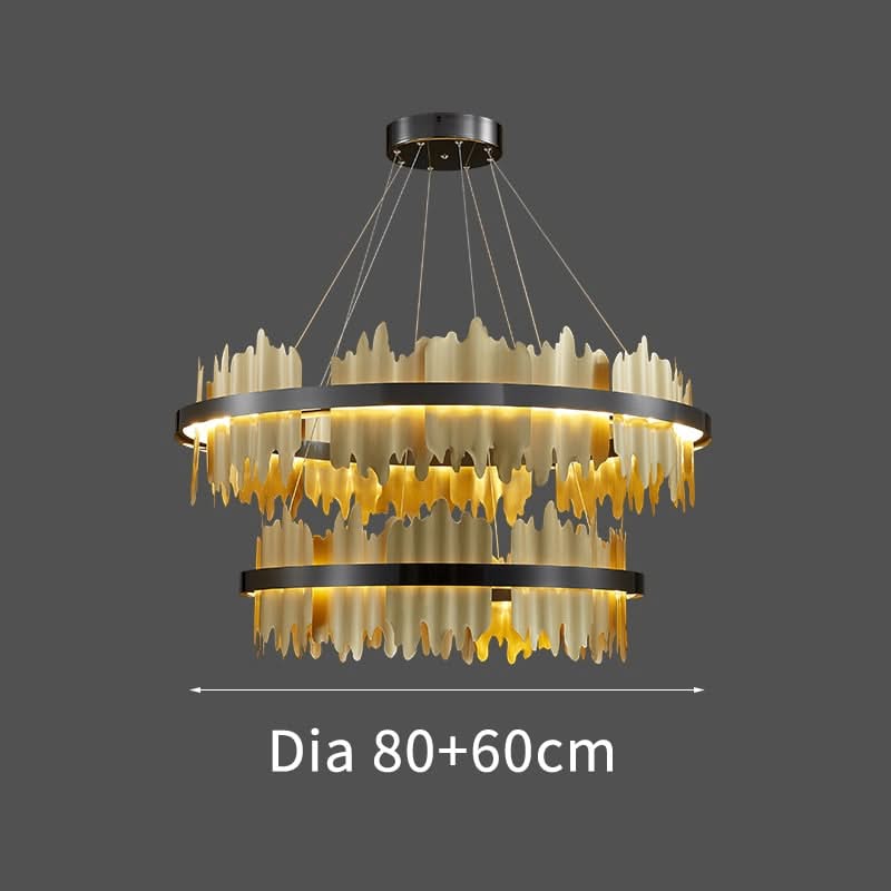Italian Ring LED Chandelier With Remote Control-ChandeliersDecor.com