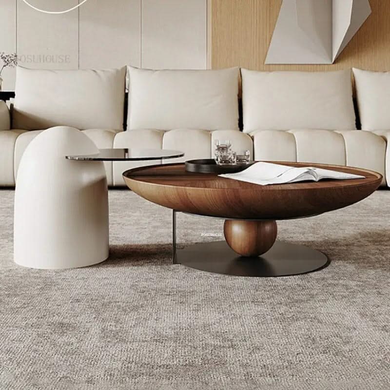 Italian Solid Wood Coffee Table-ChandeliersDecor.com