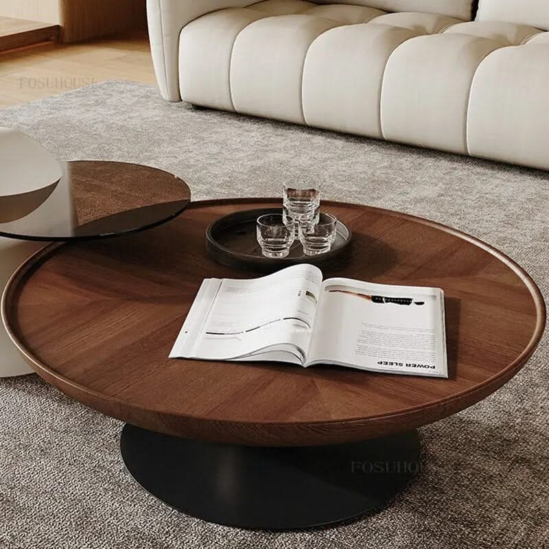 Italian Solid Wood Coffee Table-ChandeliersDecor.com