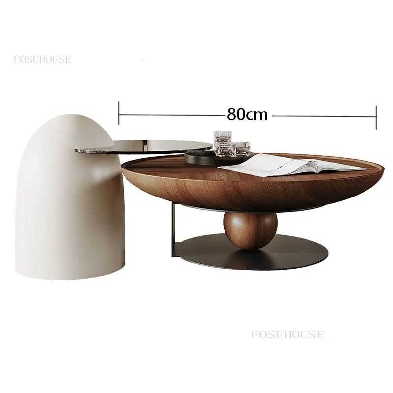 Italian Solid Wood Coffee Table-ChandeliersDecor.com