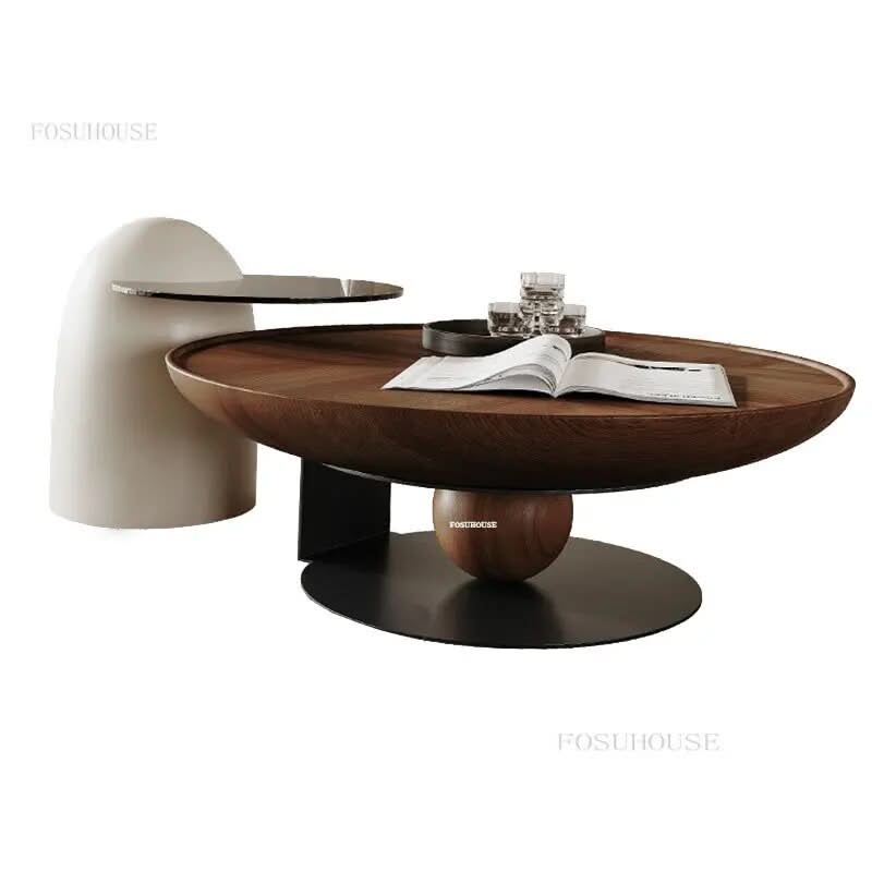 Italian Solid Wood Coffee Table-ChandeliersDecor.com