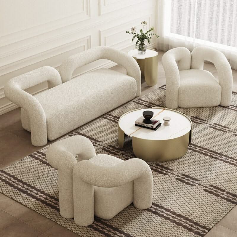 ChandeliersDecor.com-Sofa Set-Italiano Minimalist Sofa Set – Modern Elegance