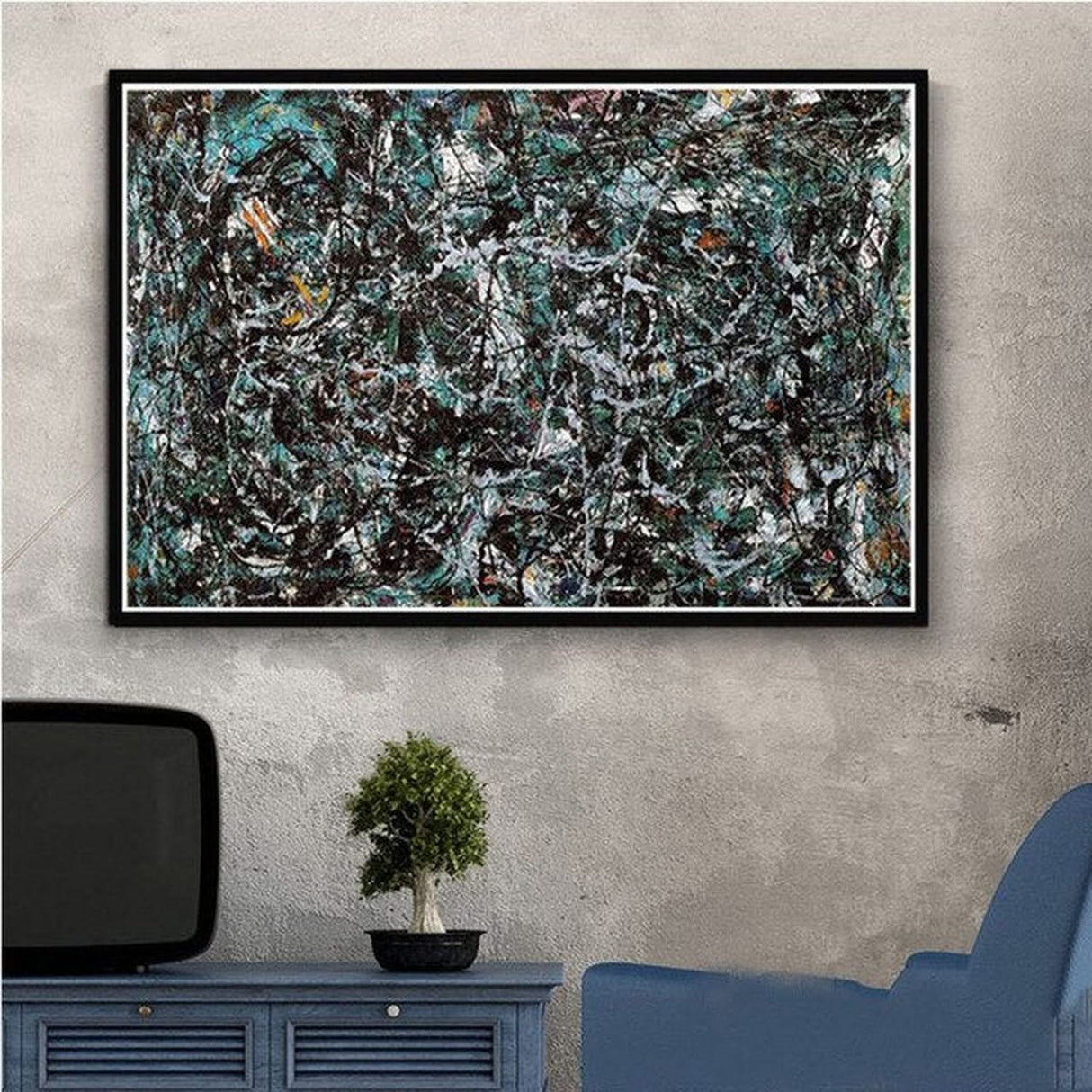 Jackson Pollock Prints: Shop One Wall Art-ChandeliersDecor.com