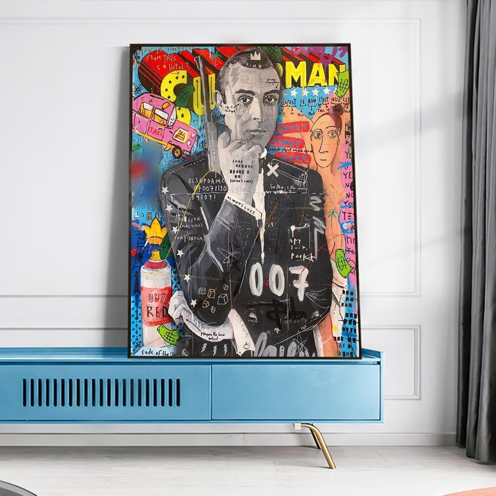 ChandeliersDecor.com-Wall Posters-James Bond Canvas Wall Art - Official 007 Collection