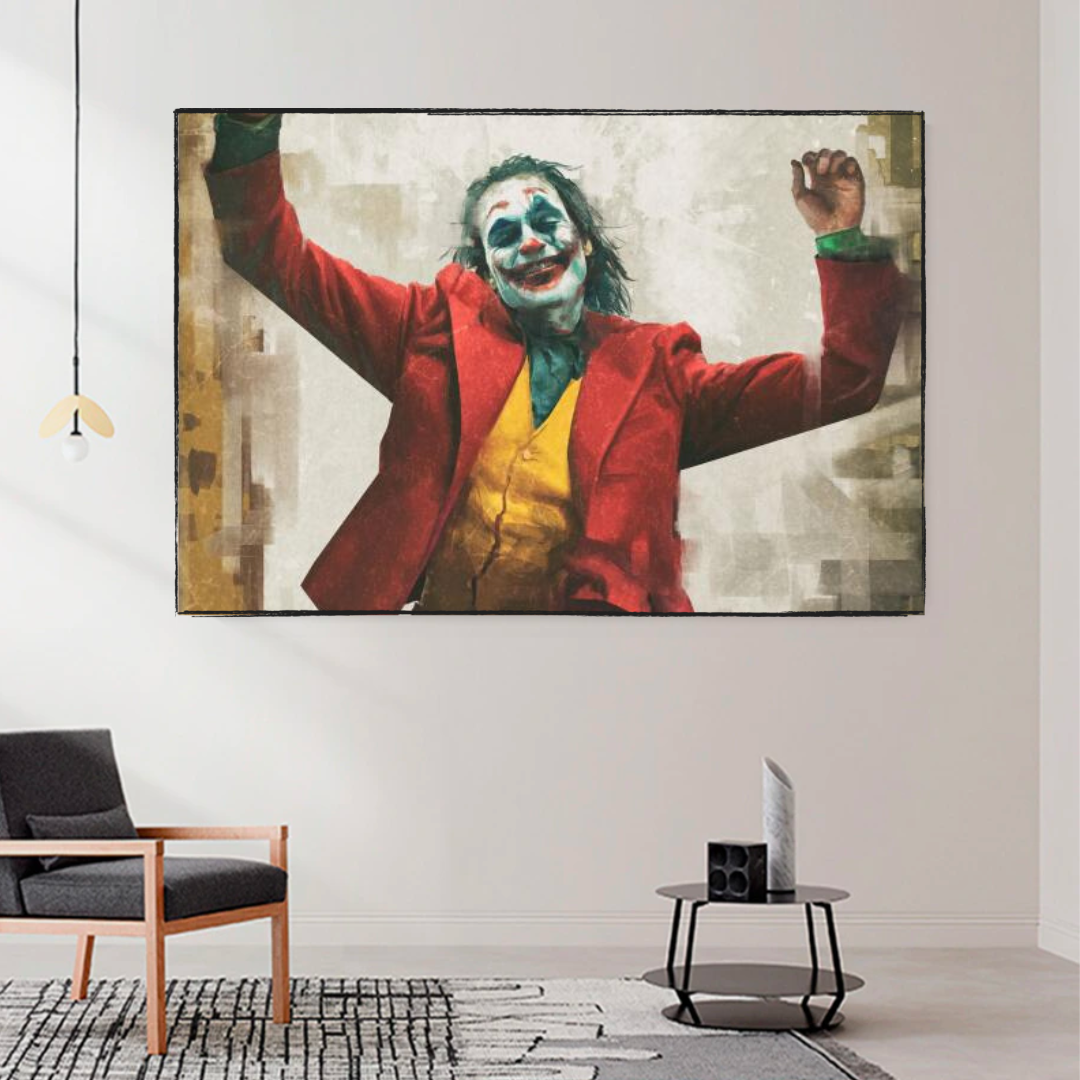ChandeliersDecor.com-Wall Posters-Joker Movie Canvas Wall Art - Exquisite Décor for Fans