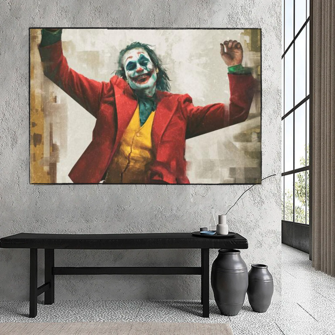 ChandeliersDecor.com-Wall Posters-Joker Movie Canvas Wall Art - Exquisite Décor for Fans