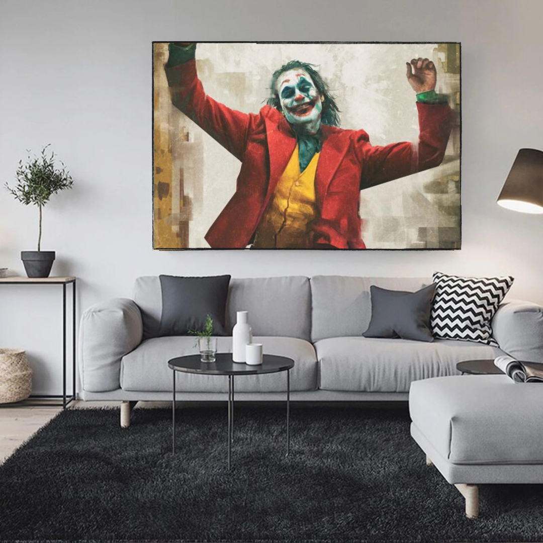 ChandeliersDecor.com-Wall Posters-Joker Movie Canvas Wall Art - Exquisite Décor for Fans