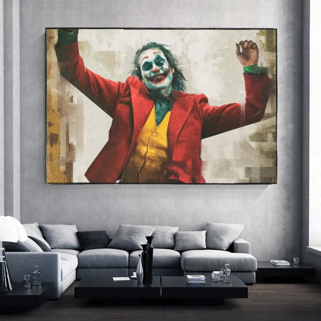 ChandeliersDecor.com-Wall Posters-Joker Movie Canvas Wall Art - Exquisite Décor for Fans