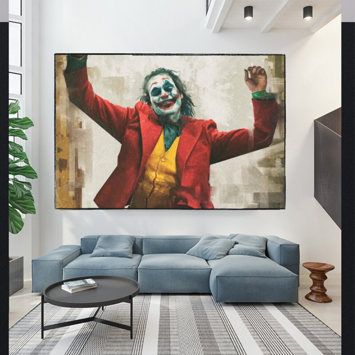 ChandeliersDecor.com-Wall Posters-Joker Movie Canvas Wall Art - Exquisite Décor for Fans