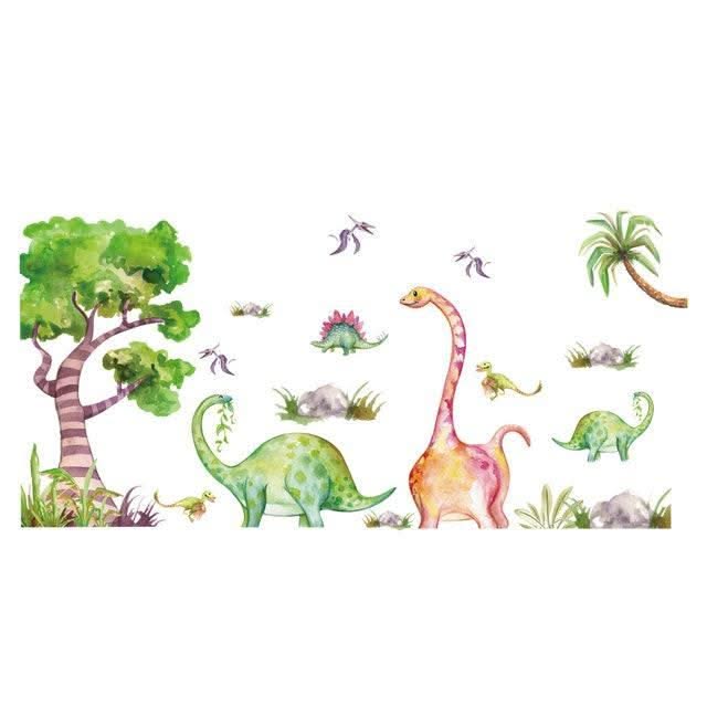 ChandeliersDecor.com-Home Decor Decals-Jungle Animals Wall Stickers - DIY Vinyl Decals for Kids Room