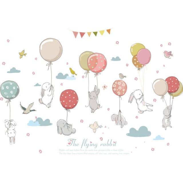 ChandeliersDecor.com-Home Decor Decals-Jungle Animals Wall Stickers - DIY Vinyl Decals for Kids Room