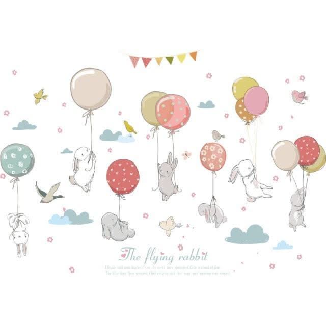 ChandeliersDecor.com-Home Decor Decals-Jungle Animals Wall Stickers - DIY Vinyl Decals for Kids Room