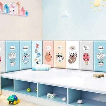 ChandeliersDecor.com-Padded Walls-Jungle Safari Animals Kids Wall Padded Safety Cushions