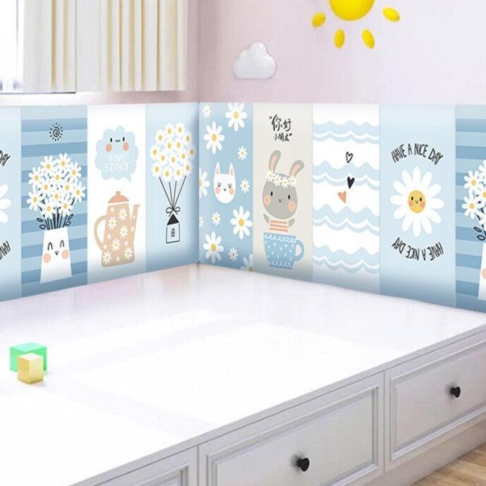 ChandeliersDecor.com-Padded Walls-Jungle Vines Kids Wall Padded Safety Cushions Set