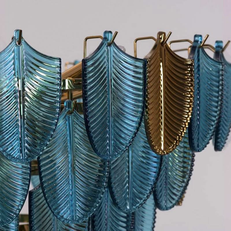 K9 Crystal Leaf Chandelier: Exquisite Lighting Fixture-ChandeliersDecor.com