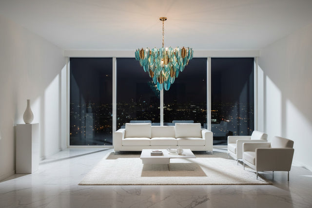 K9 Crystal Leaf Chandelier: Exquisite Lighting Fixture-ChandeliersDecor.com