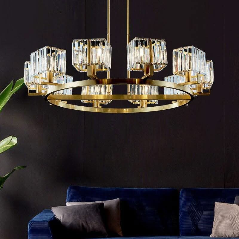 K9 Crystal Pendants Chandelier - Illuminate with Elegance-ChandeliersDecor.com