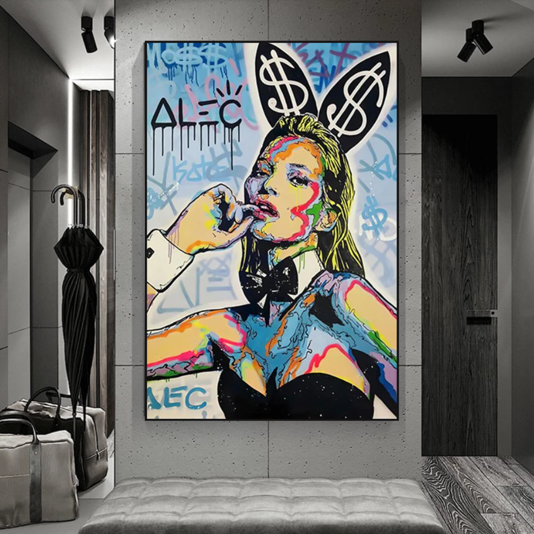Kate Moss Art by Alec Monopoly - Limited Edition-ChandeliersDecor.com