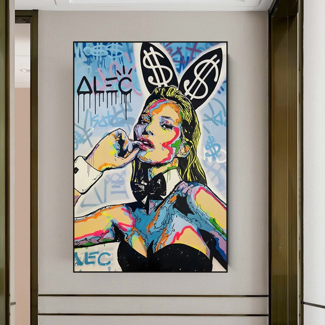 Kate Moss Art by Alec Monopoly - Limited Edition-ChandeliersDecor.com